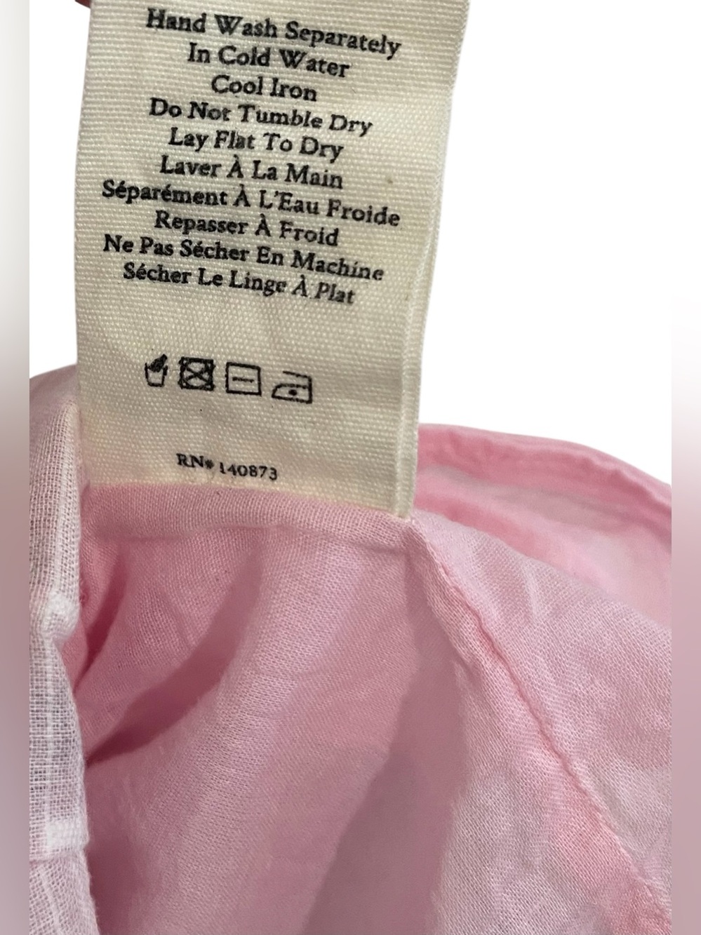LoveShackFancy Lai Mini Dress Pink Floral Smocked Cotton Puff Sleeve S - Picture 8 of 10